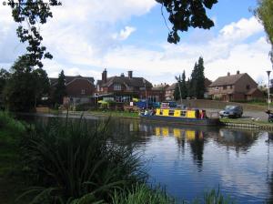 The Rowbarge on the opposite bank