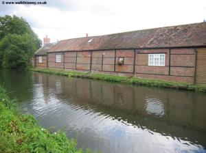 Buildings near Newark Lock
