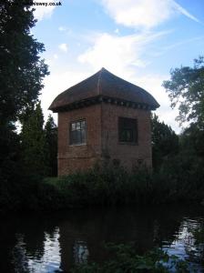An folly on the oppsosite bank near Walsham Lock